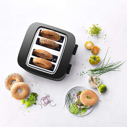 Zwilling ® Enfinigy Matte Black 4-Slice Toaster