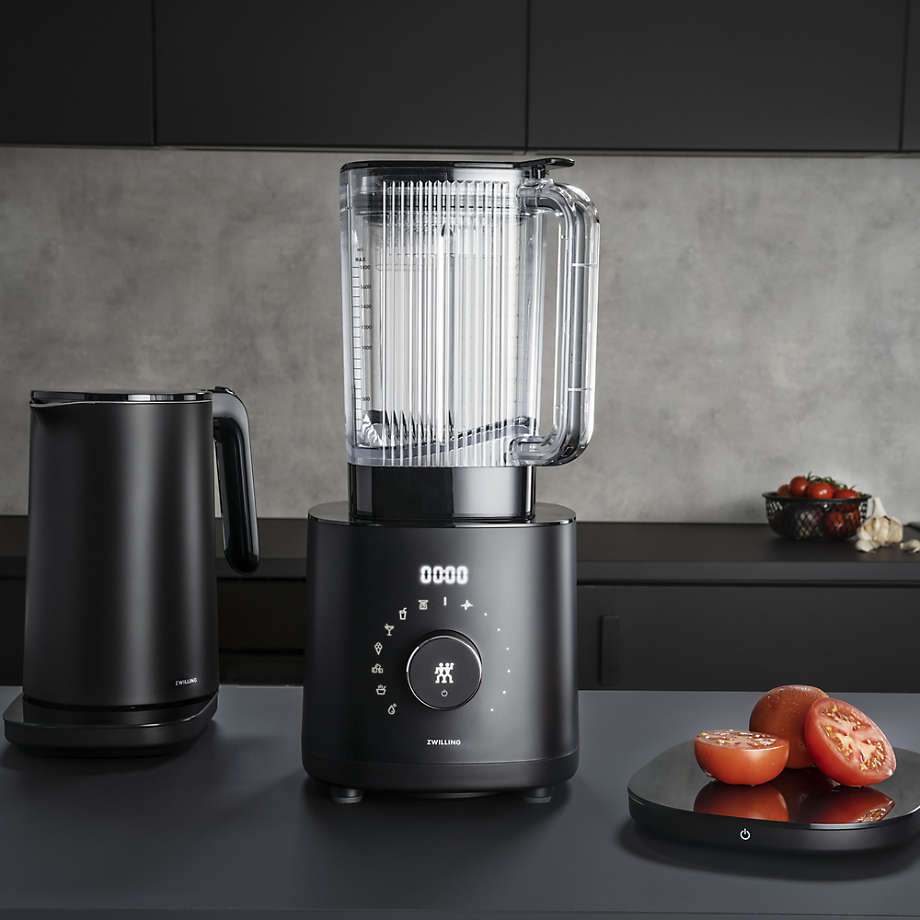 ZWILLING Enfinigy Matte Black Power Blender + Reviews | Crate & Barrel