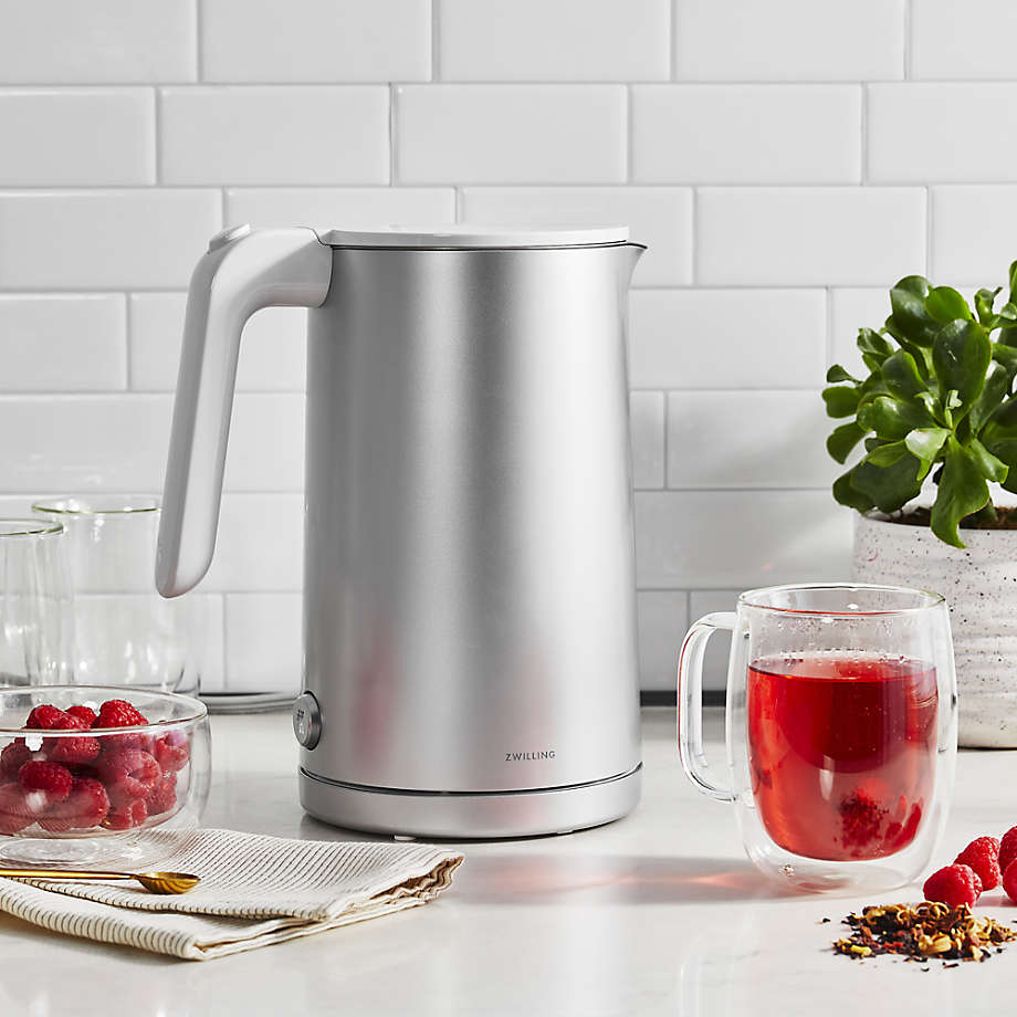ZWILLING Enfinigy Silver Cool Touch Tea Kettle + Reviews | Crate 