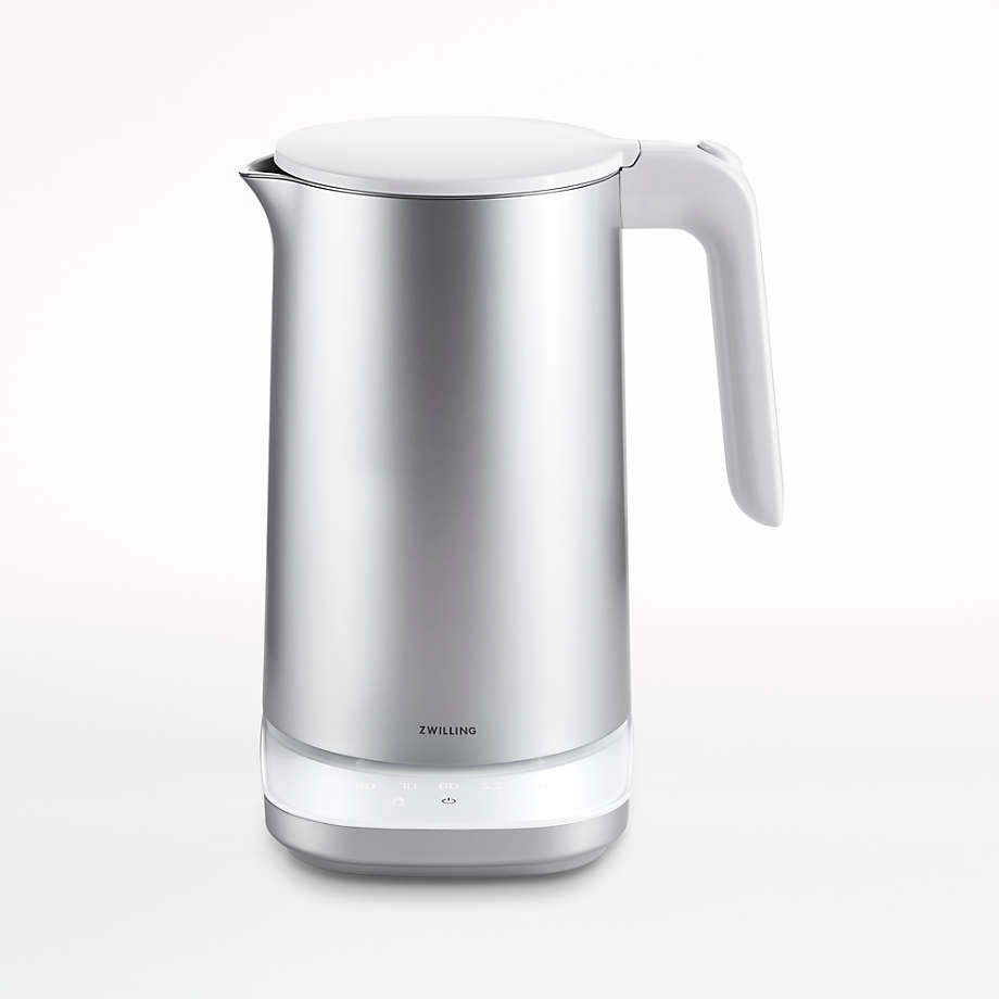 COMFEE 1.5L Dual-Wall Electric Kettle with Stainless Steel Inner White