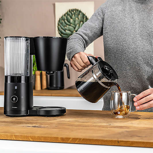 Zwilling ® Enfinigy Matte Black Glass 12-Cup Coffee Maker