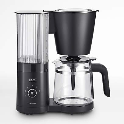 Cafe Specialty Drip Coffee Maker with Glass Carafe in Matte Black