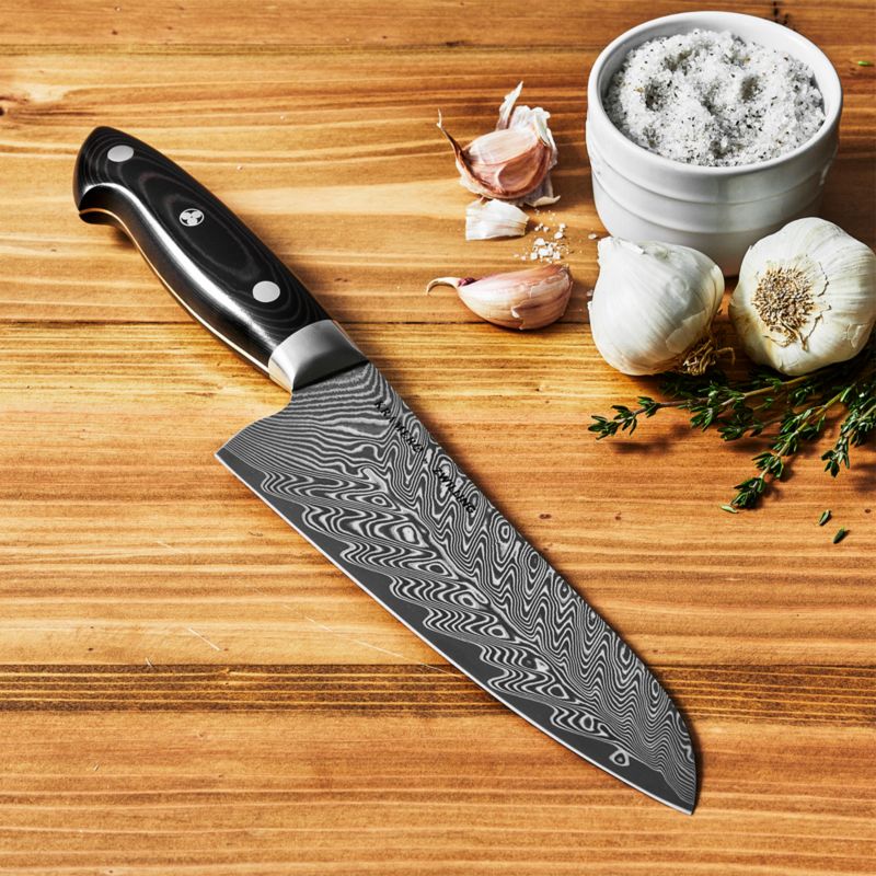 ZWILLING Kramer Euroline Stainless Damascus 7" Santoku Knife - image 2 of 3