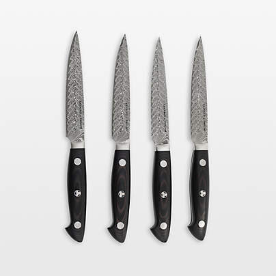 ZWILLING Kramer Euroline Stainless Damascus Steak Knives, Set of 4