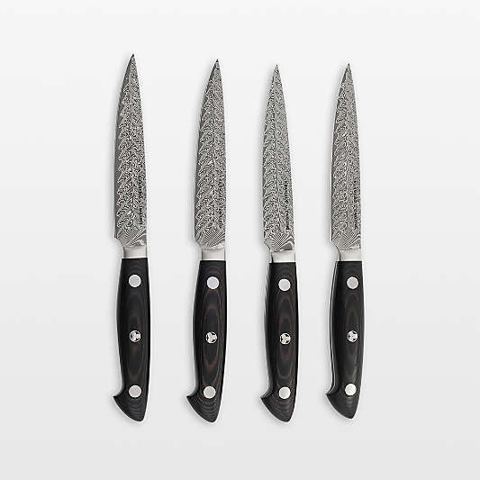 ZWILLING Kramer Euroline Stainless Damascus Steak Knives, Set of 4