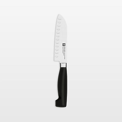 View ZWILLING ® Four Star 5.5'' Hollow Edge Santoku Knife details