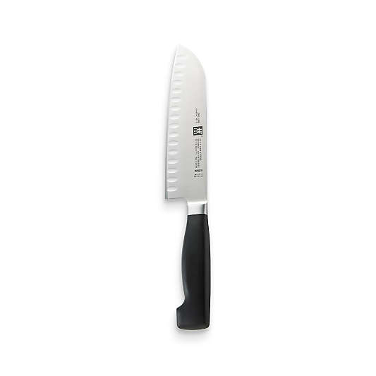 ZWILLING ® J.A. Henckels Four Star 7" Hollow Edge Santoku Knife