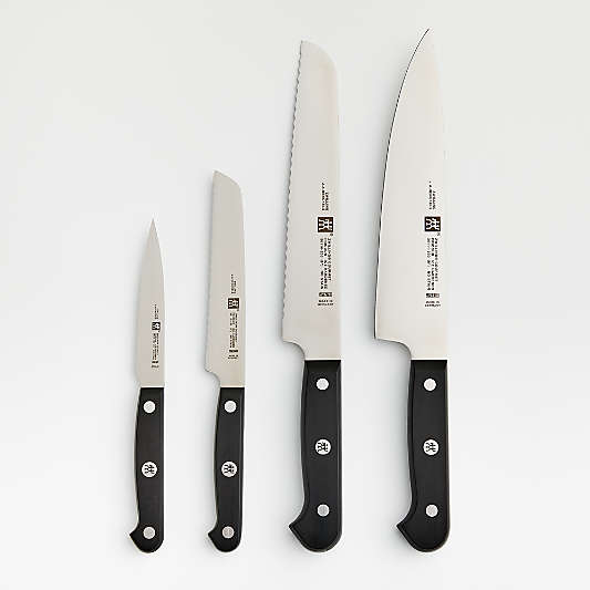 ZWILLING ® Gourmet 5-Piece White Canister Knife Set