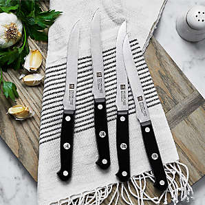 Chicago Cutlery Steak Knives With Oak Block Steak Knives Set of 6 Kitchen  Knives 