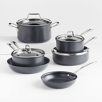 View ZWILLING ® Clad Xtreme Hard-Anodized 10-Piece Cookware Set details