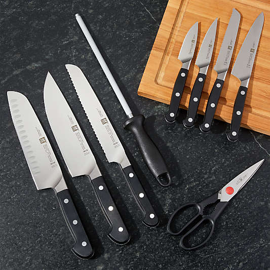 Zwilling ®  Pro 10-Piece Bamboo Block Knife Set