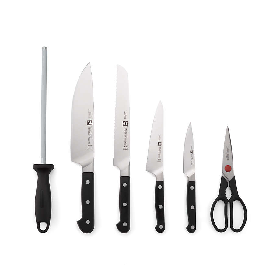 Zwilling Pro 7-Pc Knife Block Set (White)