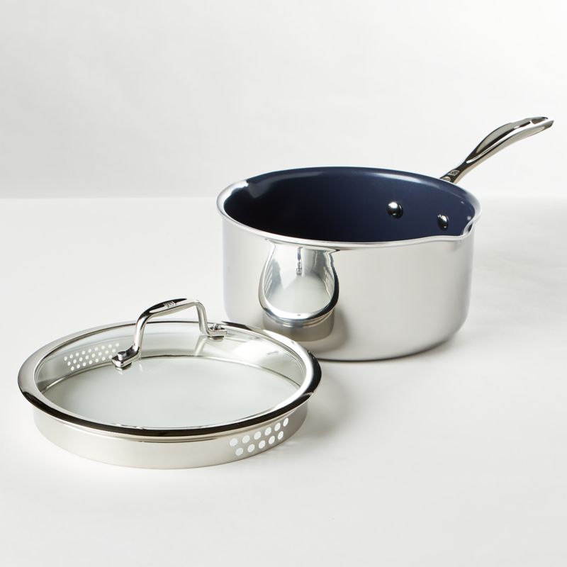 ZWILLING J.A. Henckels Clad Xtreme 3-Qt. Ceramic Sauté Pan with Lid +  Reviews