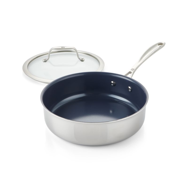 ZWILLING ® J.A. Henckels Clad Xtreme 3-Qt. Ceramic Sauté Pan with Lid - image 3 of 5