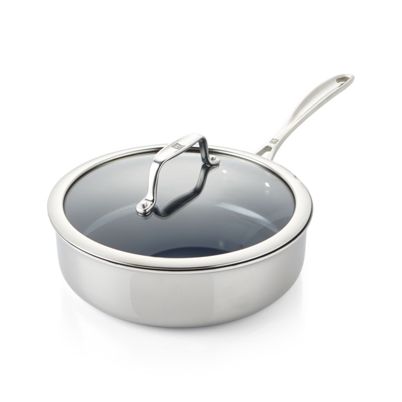 ZWILLING ® J.A. Henckels Clad Xtreme 3-Qt. Ceramic Sauté Pan with Lid - image 4 of 5