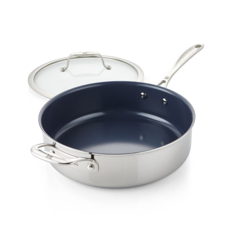 ZWILLING ® J.A. Henckels Clad Xtreme 5-Qt. Ceramic Sauté Pan with Lid - image 3 of 5