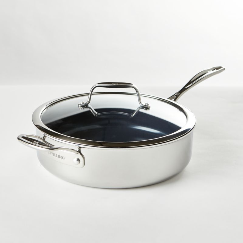 ZWILLING J.A. Henckels Clad Xtreme 5-Qt. Ceramic Sauté Pan with Lid +  Reviews