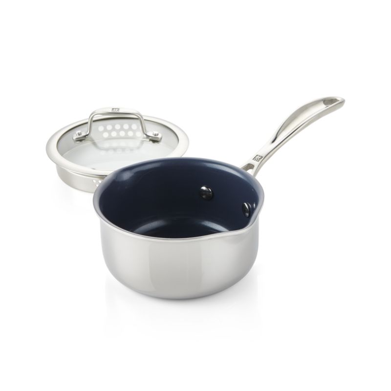 ZWILLING ® J.A. Henckels 1-Qt. Clad Xtreme Ceramic Saucepan with Lid - image 2 of 4