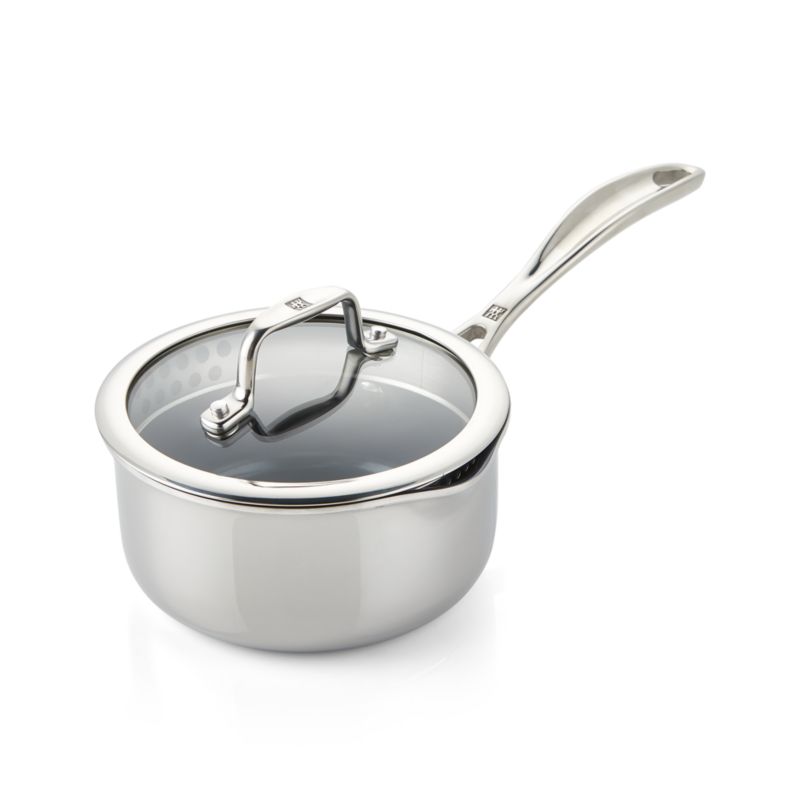 ZWILLING ® J.A. Henckels 1-Qt. Clad Xtreme Ceramic Saucepan with Lid - image 3 of 4