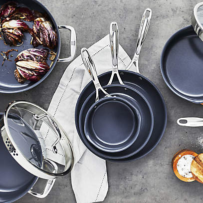 ZWILLING Clad Xtreme 10-Piece Polished Stainless Steel Cookware Set +  Reviews, Crate & Barrel