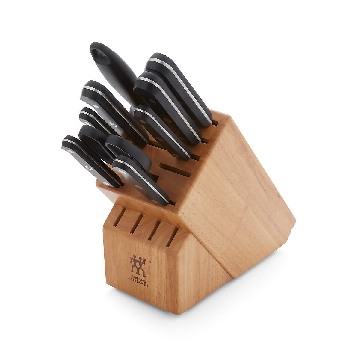 ZWILLING Twin Signature 15-Piece German Knife Set with Block, Razor-Sharp,  Made in Company-Owned German Factory with Special Formula Steel perfected