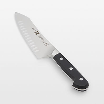 View ZWILLING ® Pro 7" Hollow-Edge Rocking Santoku Knife details