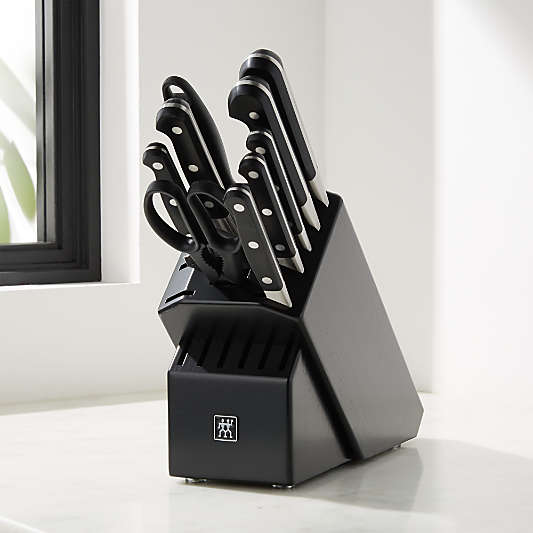 ZWILLING ® J.A. Henckels Pro 10-Piece Black Block Knife Set