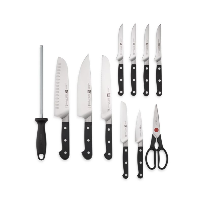 ZWILLING J.A. Henckels Pro 12-Piece Knife Block Set 38435-000 - The Home  Depot