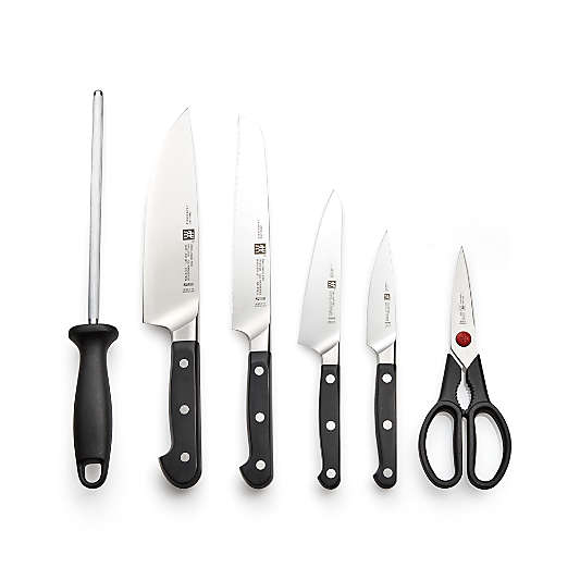 ZWILLING ® Pro 7-Piece Acacia Knife Block Set