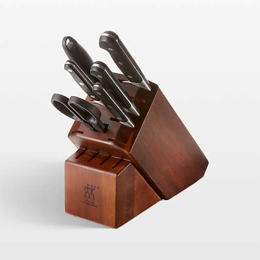 ZWILLING ® Pro 7-Piece Acacia Knife Block Set