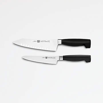 GreenPan 2-Piece Titanium Santoku Knife Set