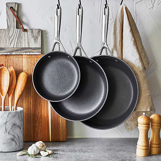 ZWILLING ® Motion 3-Piece Hard-Anodized Aluminum Frying Pan Set