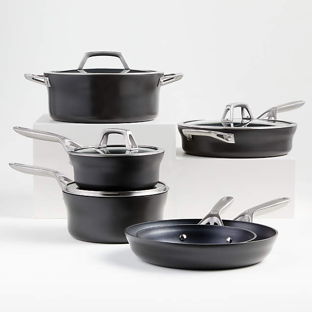 Zwilling 10Piece HardAnodized Aluminum NonStick Cookware Set