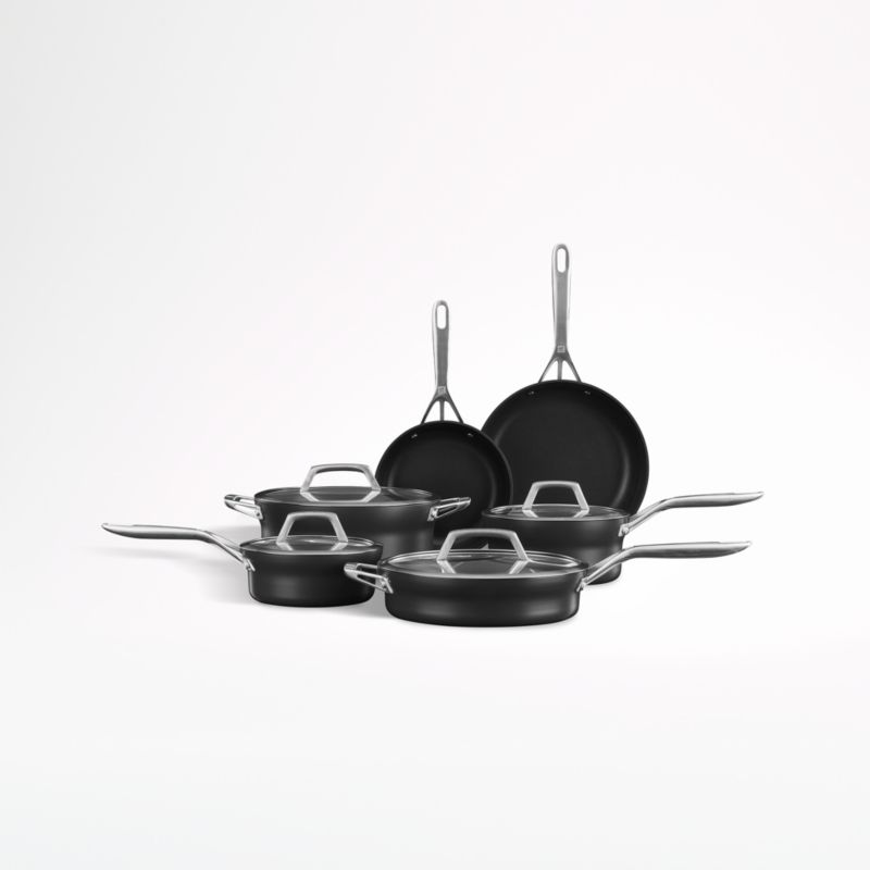 Zwilling Motion Hard Anodized Aluminum Non Stick 10 Piece Cookware Set