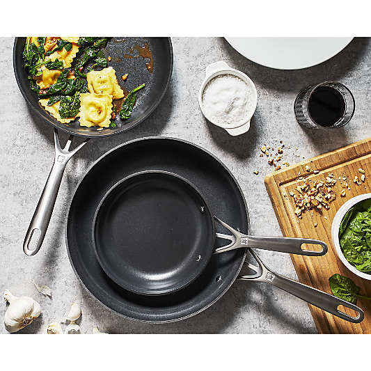 ZWILLING ® Motion 3-Piece Hard-Anodized Aluminum Frying Pan Set