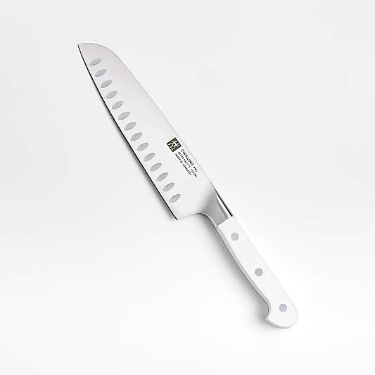 ZWILLING ® Pro Le Blanc 7" Slim Hollow-Edge Santoku Knife