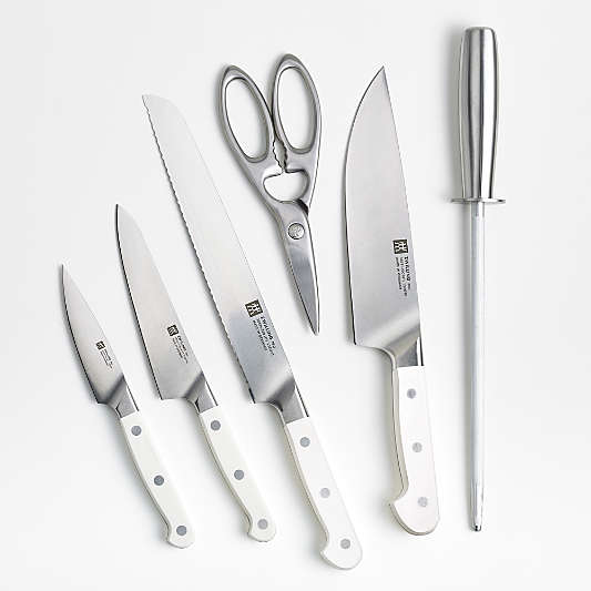 ZWILLING ® Pro Le Blanc 7-Piece Acacia Knife Block Set