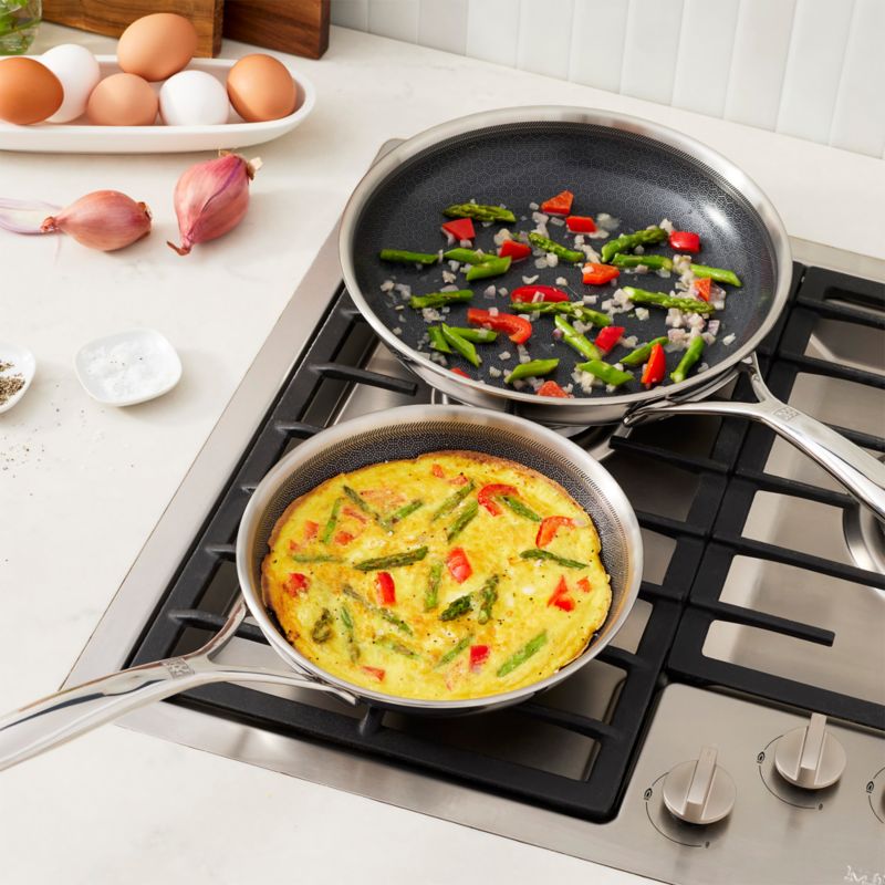 ZWILLING ® J.A. Henckels Peak Hybrid Ceramic Dual Performance Fry Pans, Set of 2 - image 3 of 4