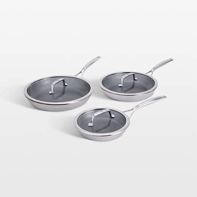 ZWILLING ® J.A. Henckels Peak Hybrid Ceramic Dual Performance Fry Pans, Set of 6