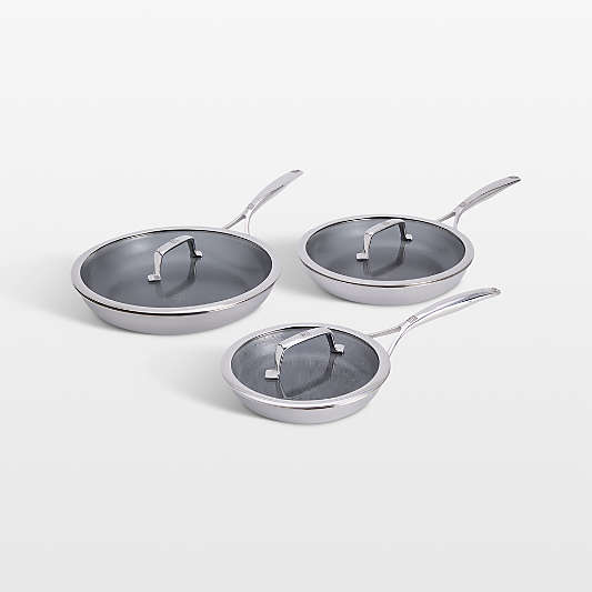 ZWILLING ® J.A. Henckels Peak Hybrid Ceramic Dual Performance Fry Pans, Set of 6