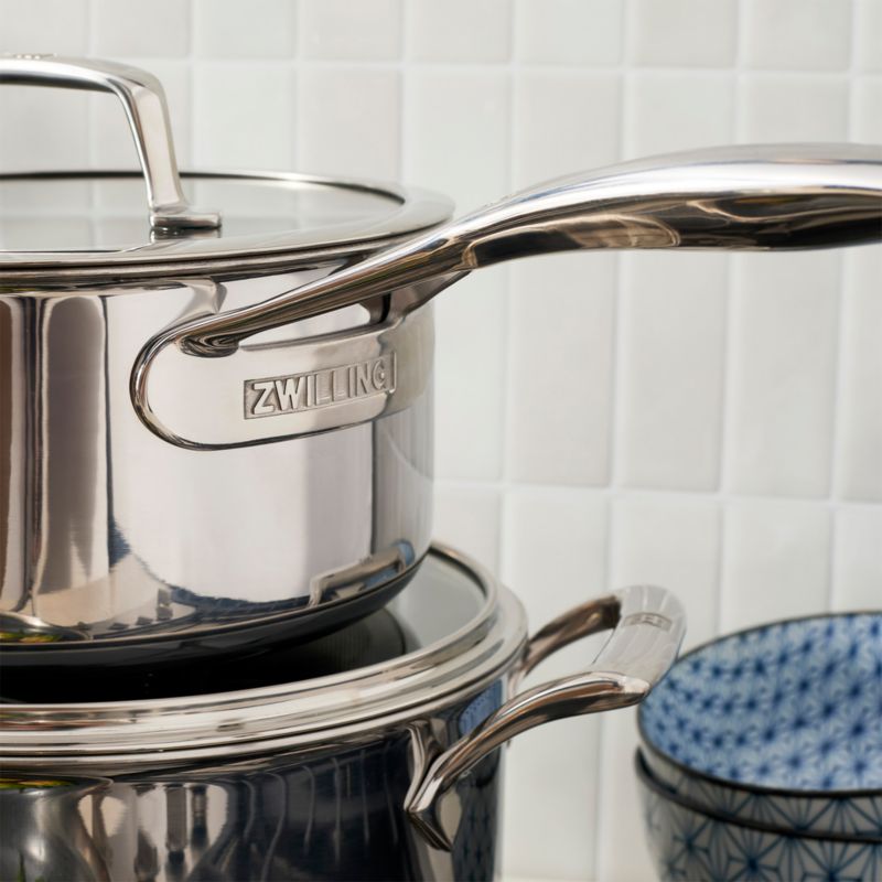 ZWILLING ® J.A. Henckels Peak Stainless Steel Ceramic Nonstick Dual Performance 10-Piece Set - image 3 of 5
