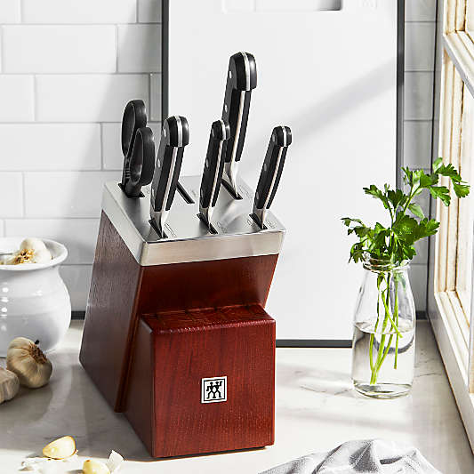 ZWILLING ® Pro 7-Piece Self-Sharpening Knife Block Set