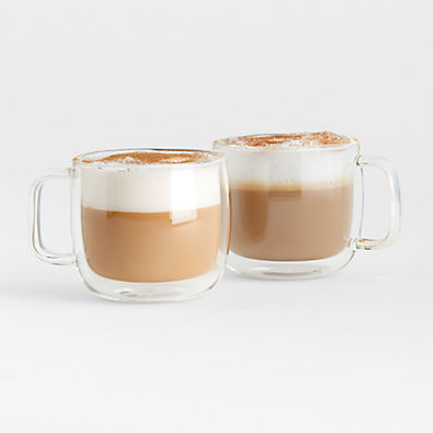 View Zwilling 15-oz. Sorrento Plus Cappuccino Glass Mugs, Set of 2 details