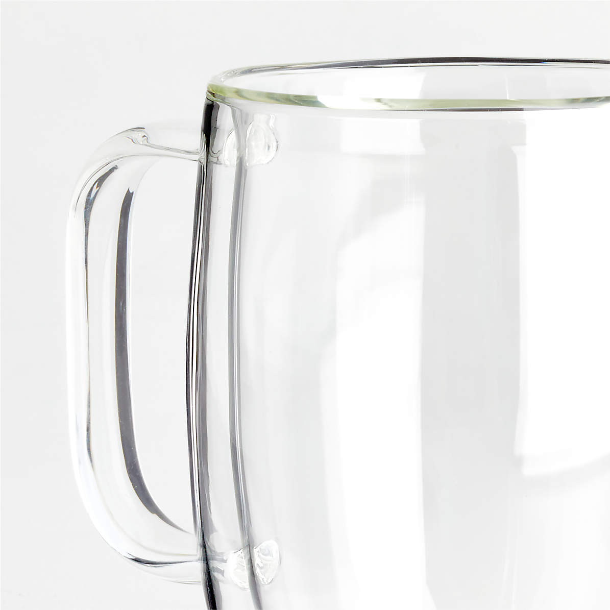 Zwilling J.A. Henckels Sorrento Plus 8-pc Double Wall Glass Coffee Mug Set, 12 oz Capacity