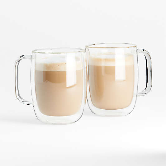 Zwilling Sorrento Plus 15-oz. Latte Glass Mugs, Set of 2