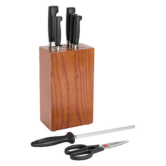 ZWILLING ® Four Star Eco 7-Piece Ashwood Knife Block Set