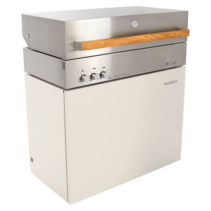 ZWILLING Flammkraft Model D Ivory White Freestanding Gas Grill - image 4 of 5