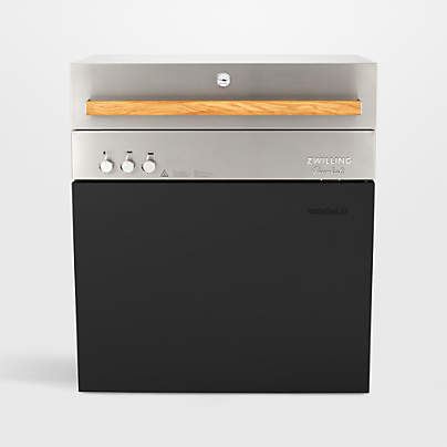 ZWILLING Flammkraft Model D Matte Black Umbra Freestanding Gas Grill