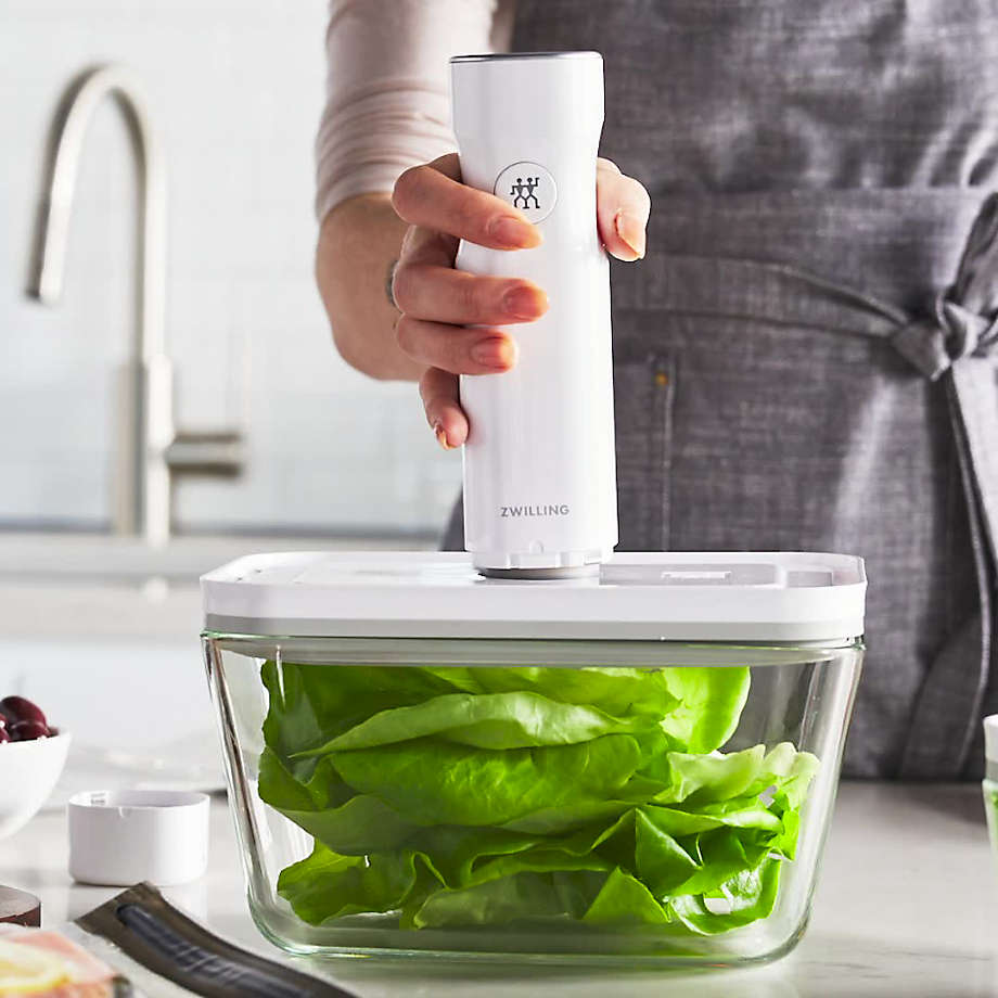 Crate&Barrel ZWILLING ® Fresh & Save Glass Vacuum Container