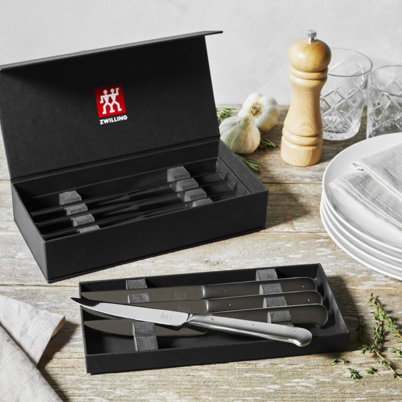 ZWILLING ® J.A. Henckels Porterhouse 8-Piece Stainless Steel Steak Knife Set - image 4 of 7